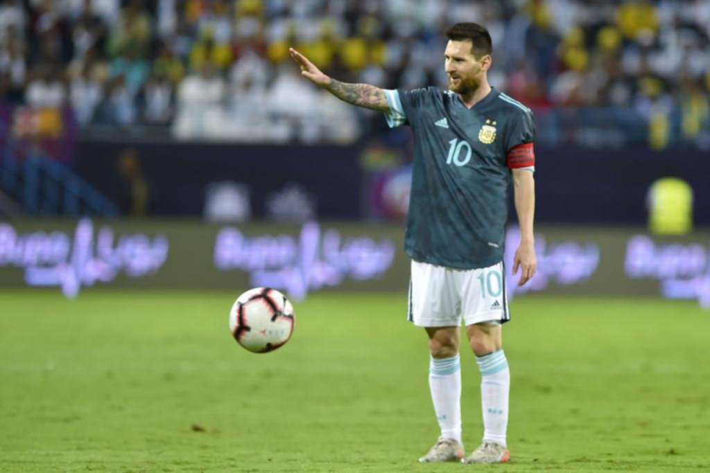“Siempre es bueno ganarle a Brasil”, manifestó Messi