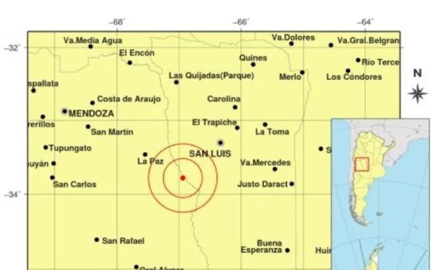 Un fuerte temblor de 6,3 grados sacudió a Mendoza y se sintió en la ciudad de Buenos Aires