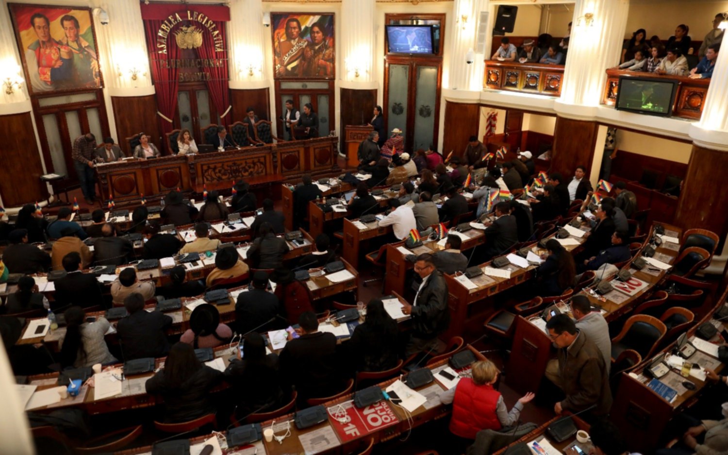El Congreso boliviano discute dos proyectos para llamar a elecciones 