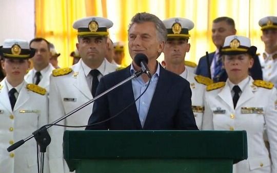 Macri agradeció a Gendarmería Nacional "por el trabajo hecho durante estos cuatro años"