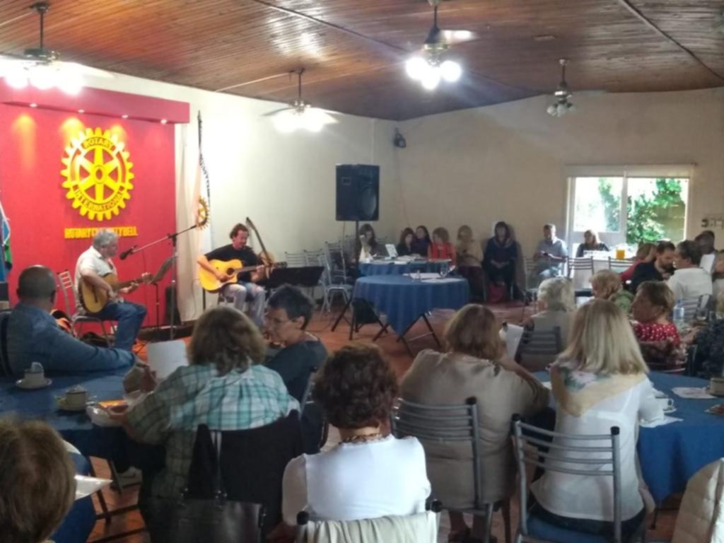 La cultura y el arte en un encuentro solidario que se realizó en el Rotary City Bell