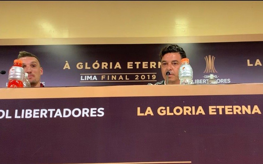 "Somos candidatos y nos creemos candidatos igual que Flamengo" dijo Gallardo