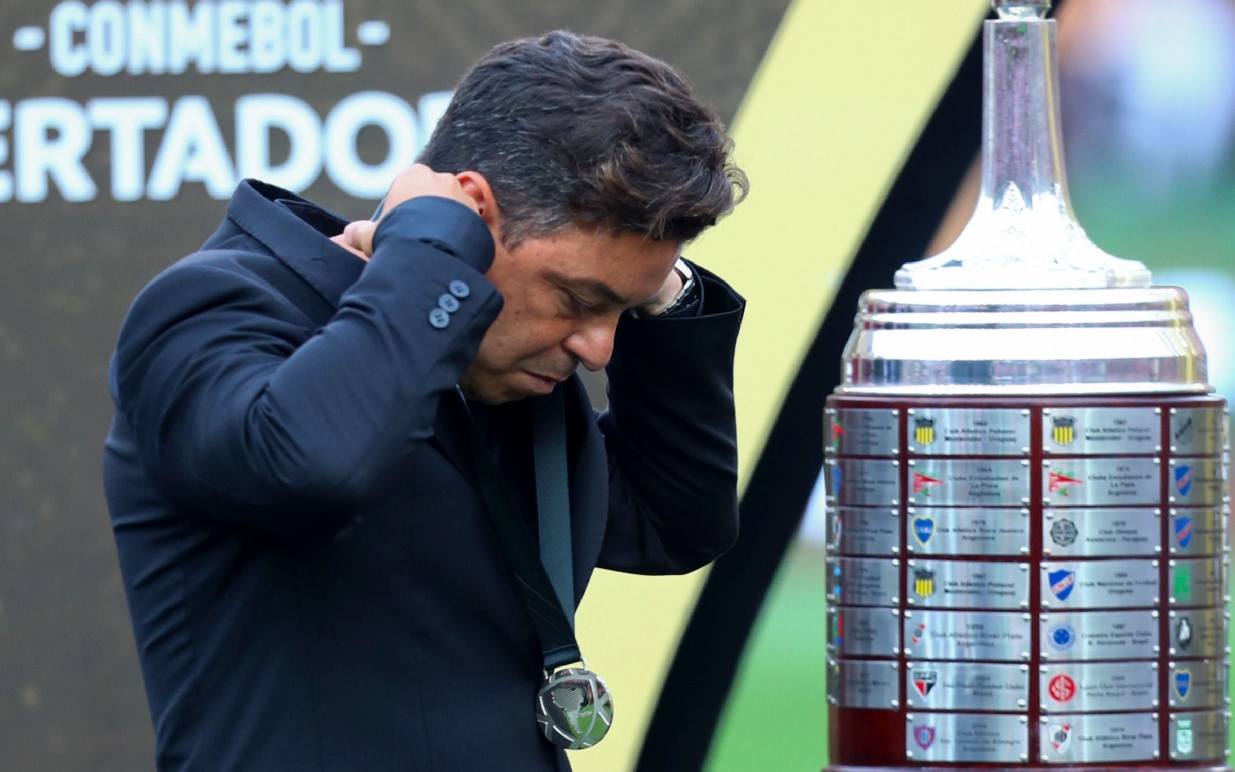 La tristeza de Gallardo: "Esta derrota dolerá, pero no duden que hay orgullo"