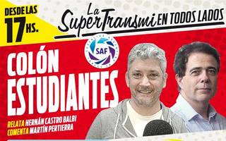 En Vivo... La SuperTransmi de La Redonda: Colón - ESTUDIANTES