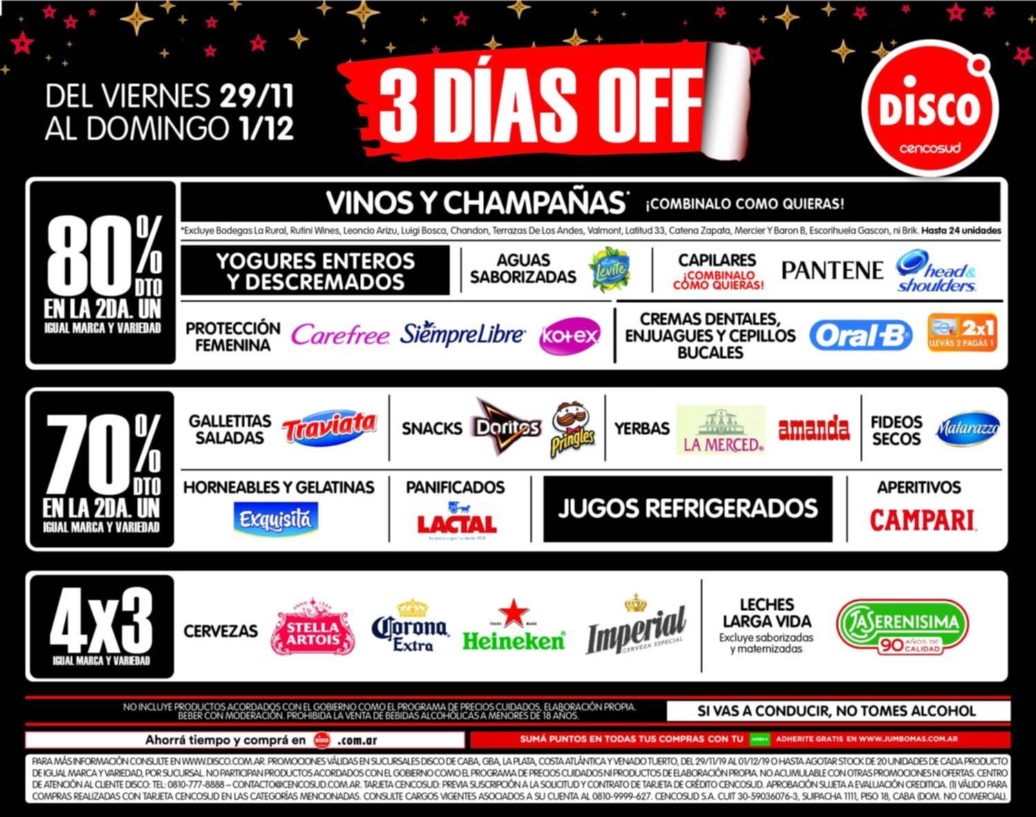 Tres días a puro descuento para llenar el changuito