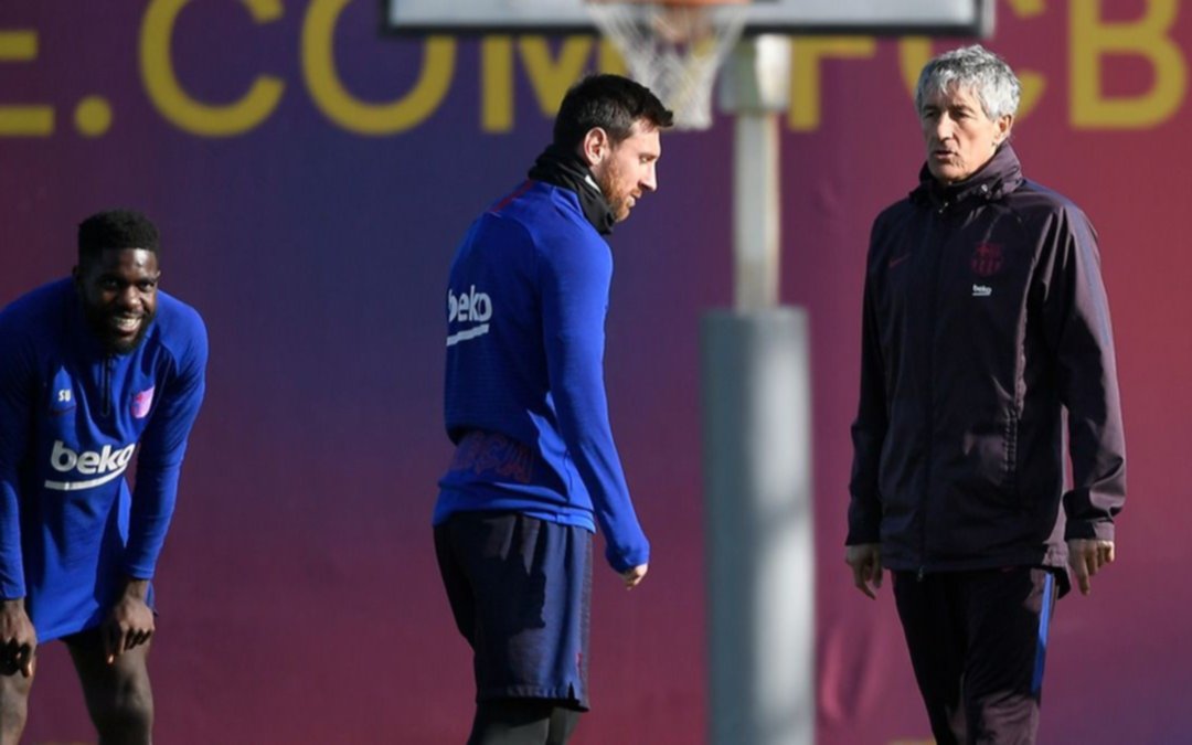 Setién rompió el silencio tras alejarse del Barcelona y le apuntó a Messi