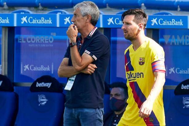 Quique Setién confesó lo mucho que le costó la relación con Lionel Messi