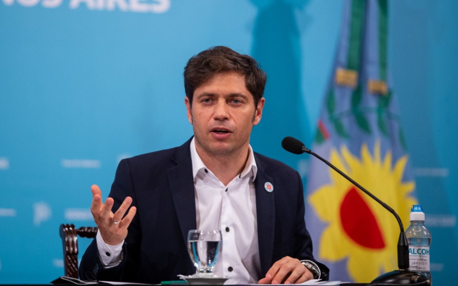 Kicillof se diferenció de CABA y dijo que el retorno de las clases presenciales "operativamente es un despelote"