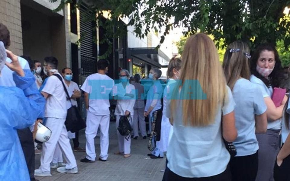 Susto en la clínica Cimed: evacuaron el edificio