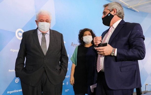 Alberto Fernández se reunió con González García  para "diagramar el proceso de vacunación"