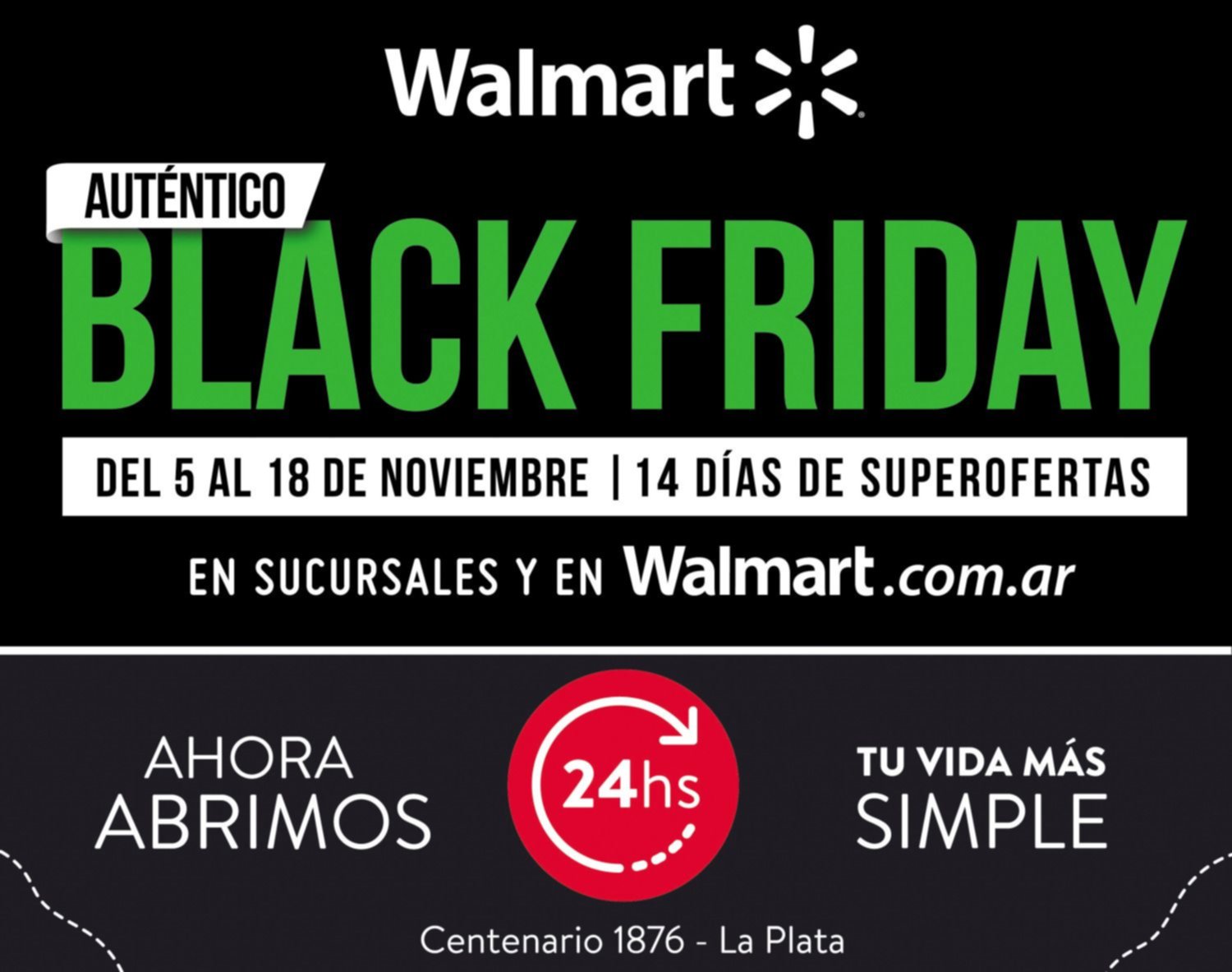 Del 5 al 18 de noviembre aprovechá el auténtico Black Friday