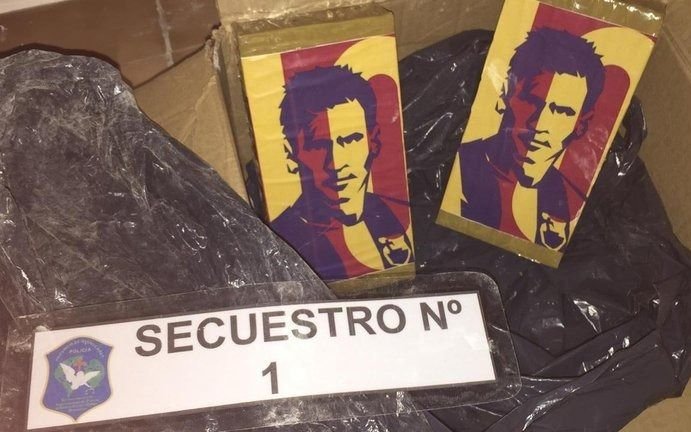En panes con la cara de Messi y con destino a Barcelona, secuestran 11 kilos de cocaína
