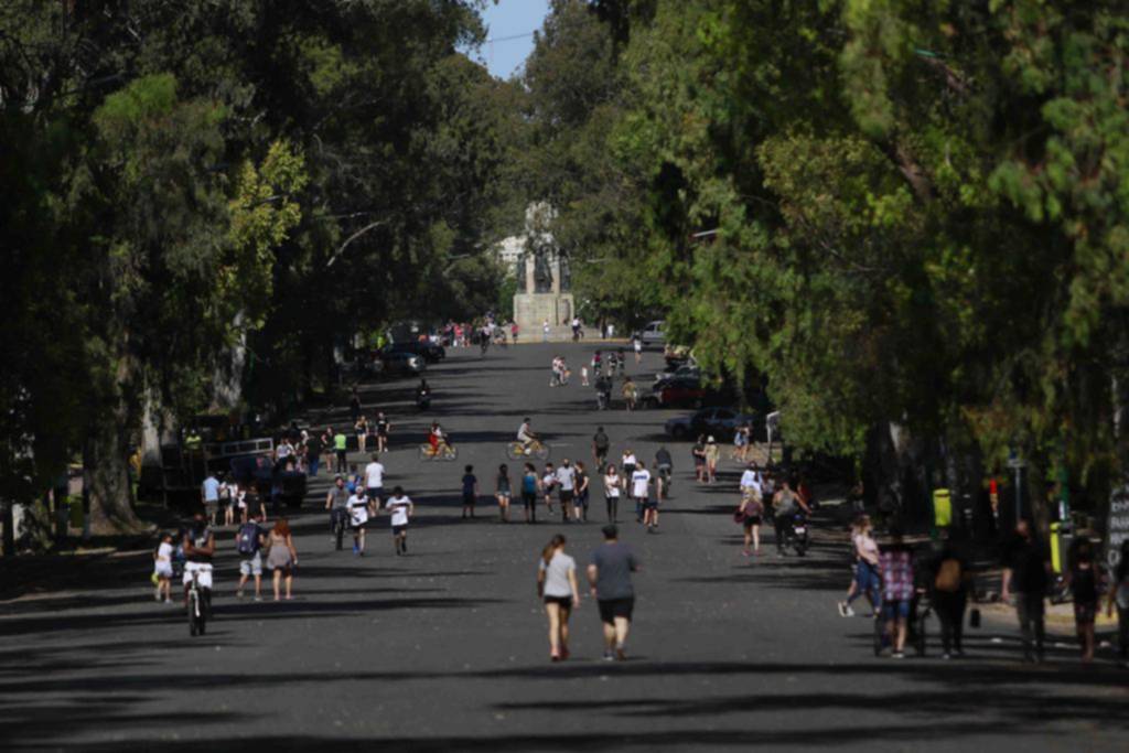 Un domingo con clima de verano que invitó al esparcimiento al aire libre