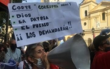 Marcha opositora del 8N