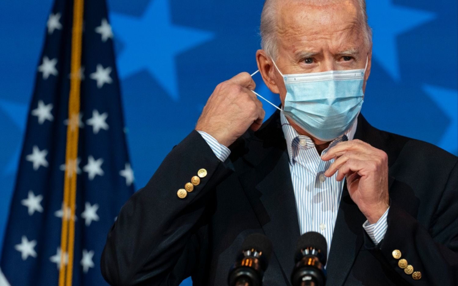 Biden aplaude los anuncios de la vacuna de Pfizer anti Covid, pero aconseja cautela