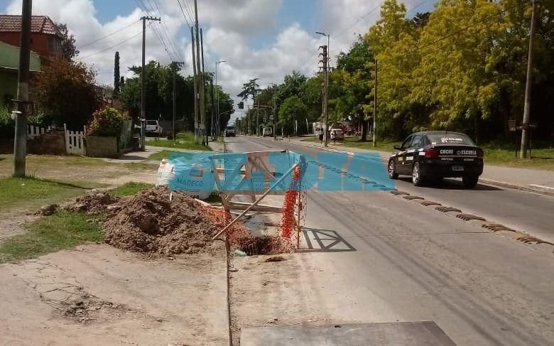 Hartazgo y preocupación por una obra inconclusa que "pone en riesgo la vida de conductores"