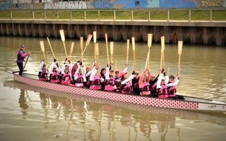 Gabriela García: "Remar nos hace bien para la parte emocional"