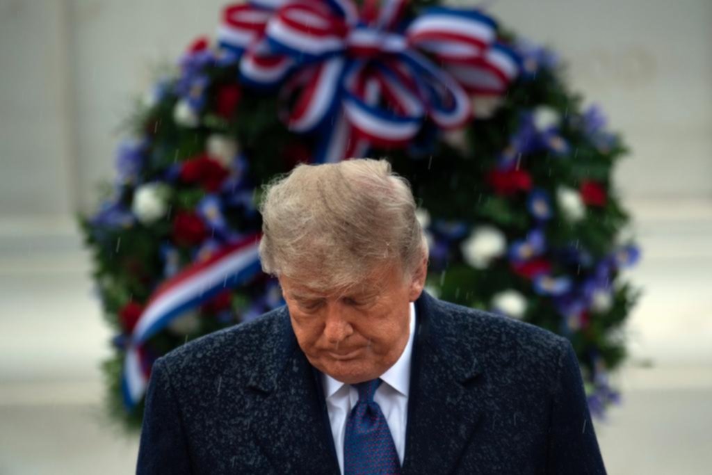 Reapareció Trump y tuvo dos “alegrías”, pero no está feliz