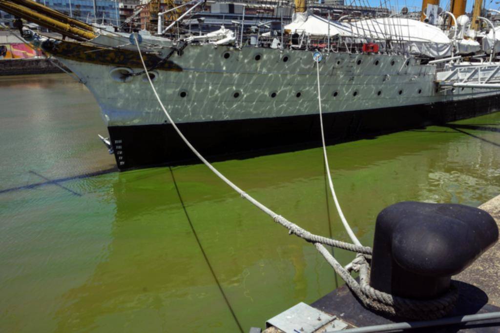 Analizarán las aguas del Río de la Plata por la extraña tonalidad verdosa