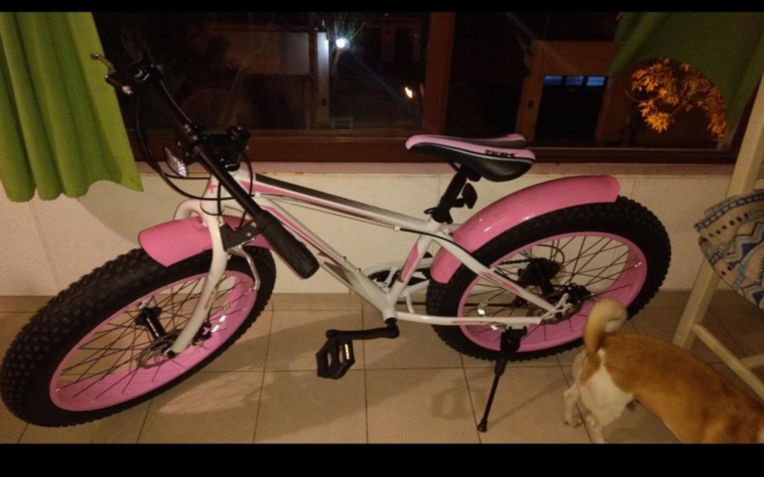 En un minuto robaron una bicicleta de alta gama de la puerta de un edificio