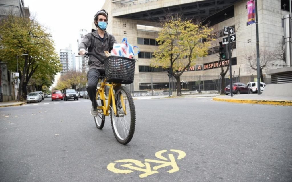El uso de la bicicleta creció un 83% durante la cuarentena en el país