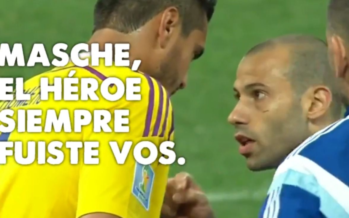 Emotivo video de la Selección Argentina como homenaje a Javier Mascherano