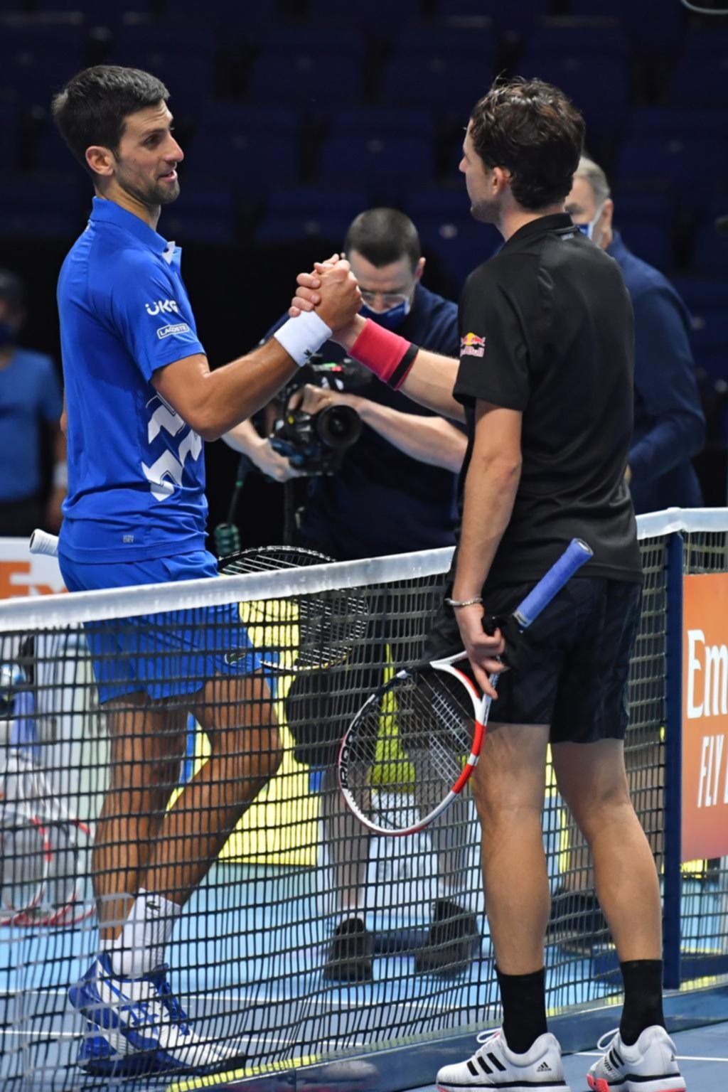 Doble golpe en el Masters: Medvedev y Thiem dejaron a Nadal y Djokovic sin final
