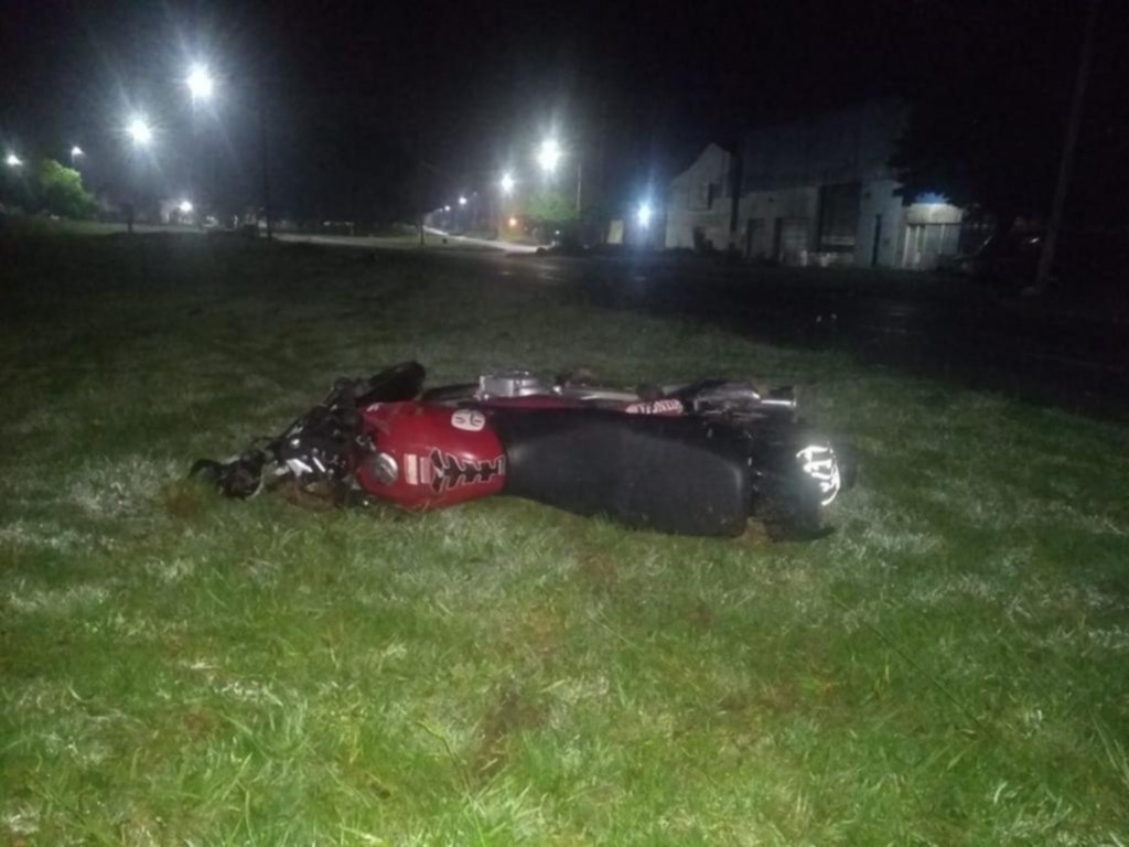 La tragedia del tránsito se llevó la vida de un joven motociclista