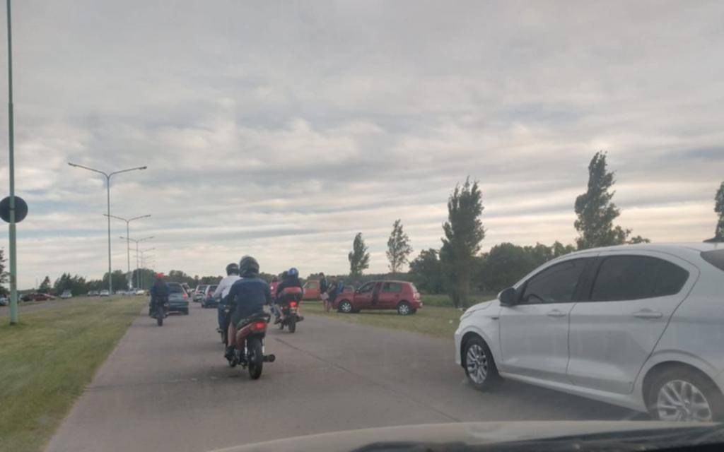 Otra vez el descontrol estuvo en diagonal 74, camino a Punta Lara
