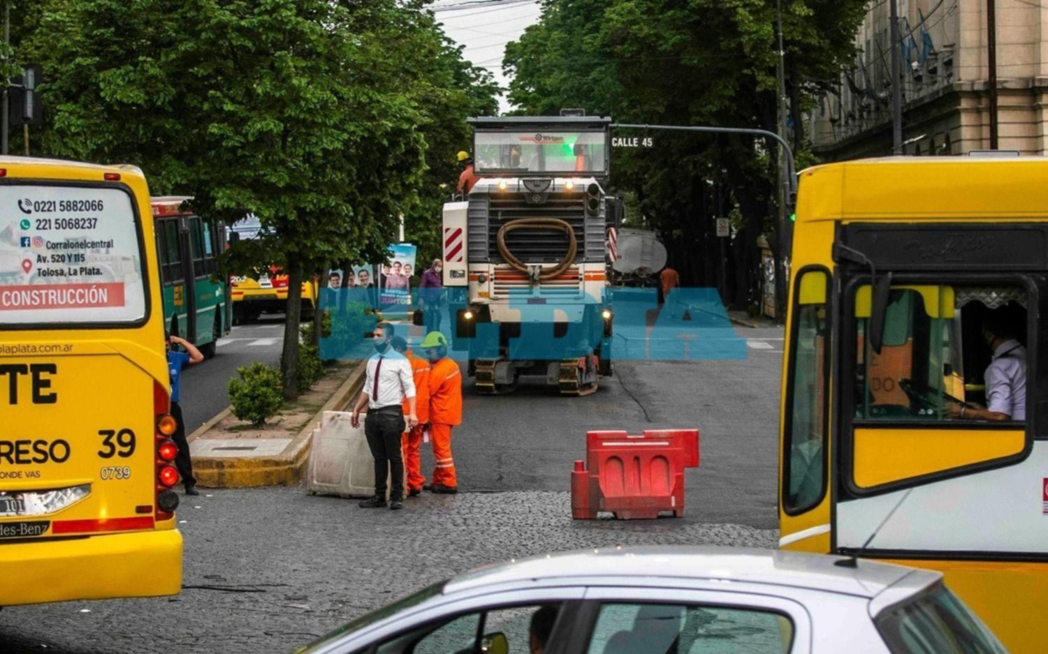 Más desvíos y cortes por la nueva etapa de la obra en 7: te mostramos por dónde pasará el micro