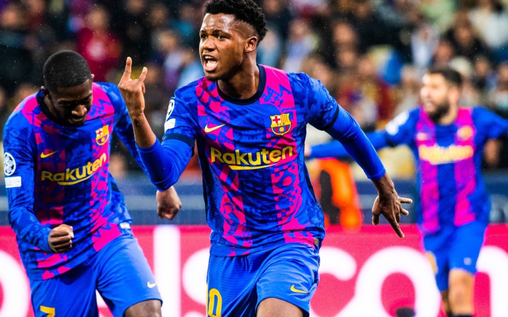 Ansu Fati le dio el triunfo al Barcelona en Champions: dedicatoria especial al Kun Agüero