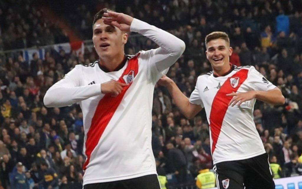 Juanfer Quintero juega con la ilusión de los hinchas de River