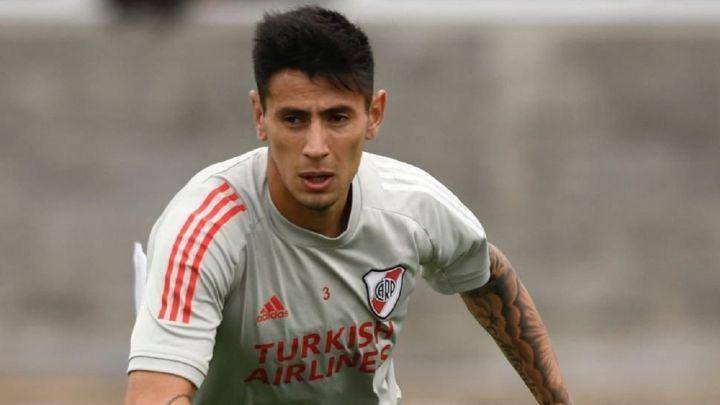 En River, Angileri se resintió y no podrá jugar ante Patronato