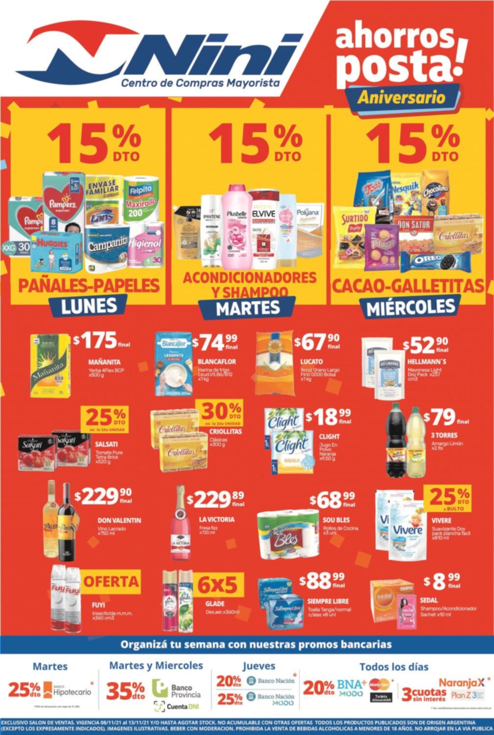 Elegí comprar al mejor precio mayorista y con 15% de descuento