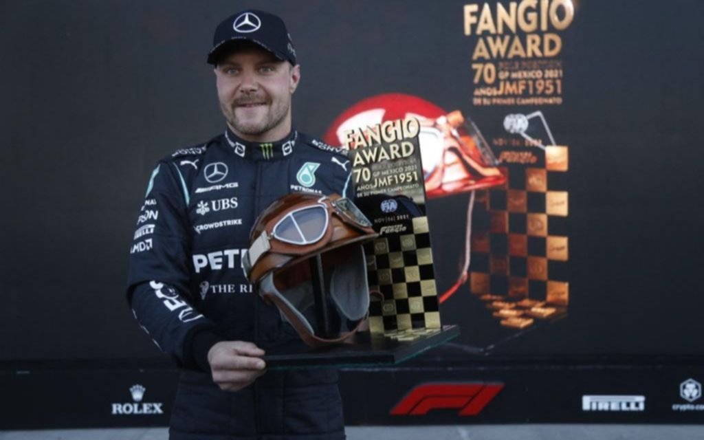 Formula 1: Bottas, adelante y con el premio Fangio