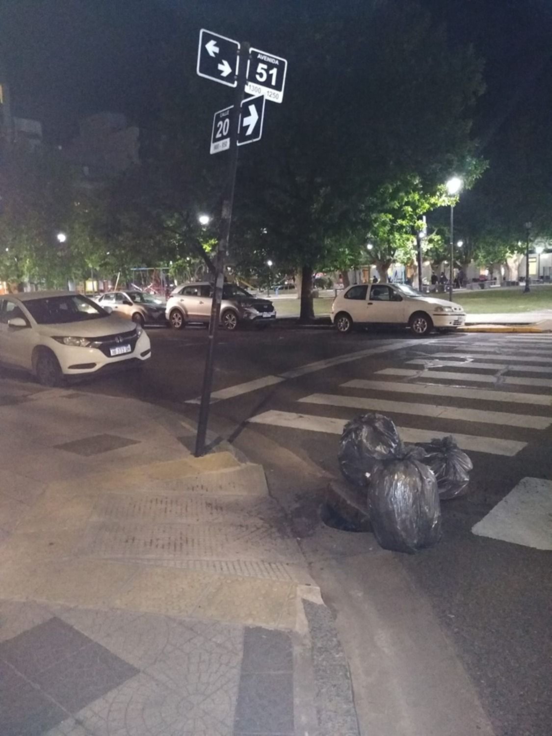 Un desborde cloacal causa preocupación  en la zona de Plaza Malvinas
