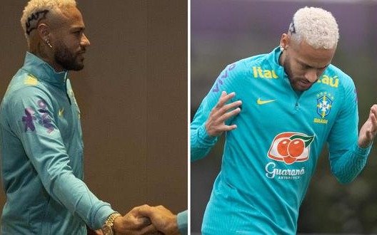 Batman en el nuevo look que presentó Neymar antes de jugar con Argentina