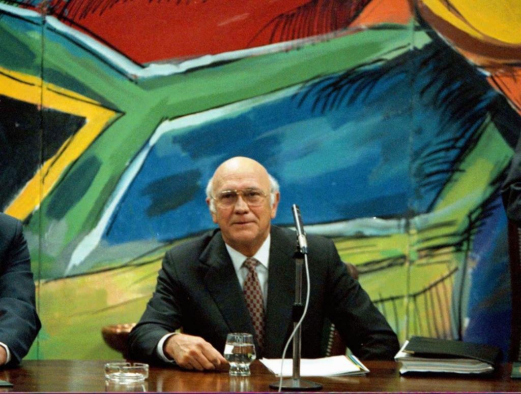 Murió De Klerk, el último Presidente del apartheid
