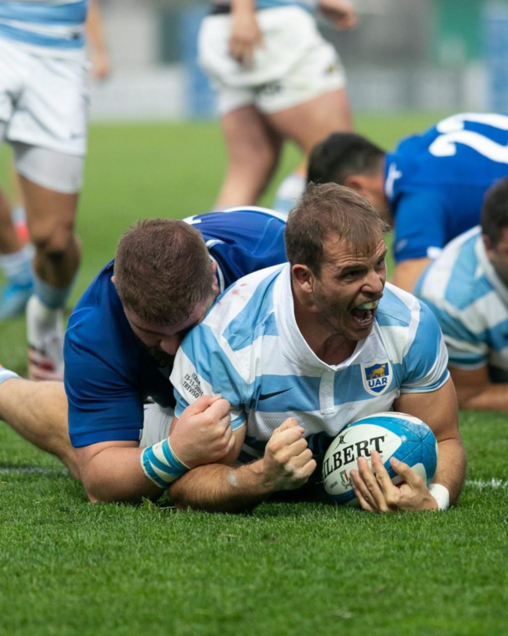 Los Pumas se sacaron la mufa y festejaron