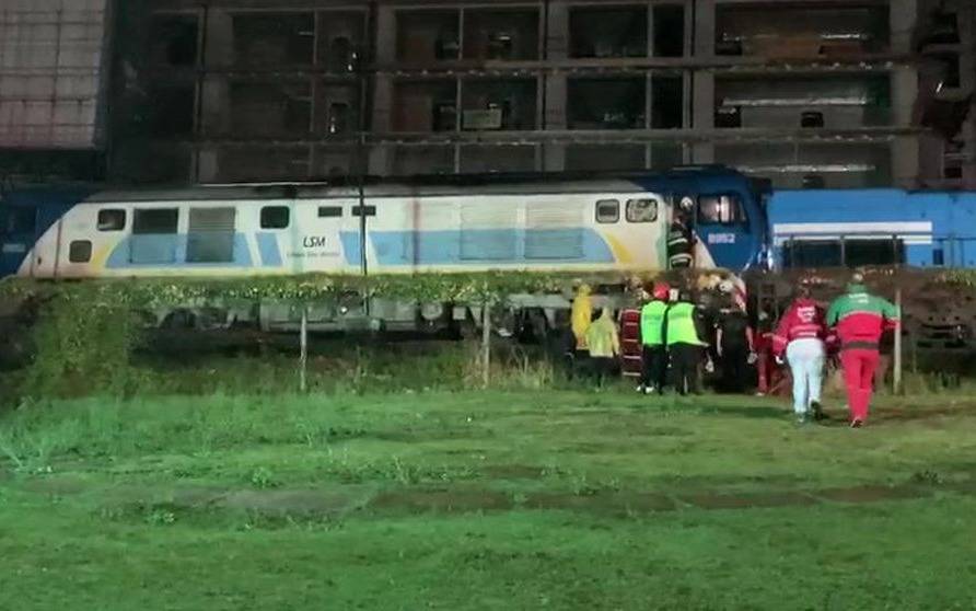 Susto en Palermo por el choque de dos trenes