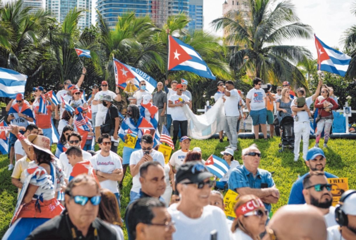 Marcha en Cuba: contra el gobierno comunista