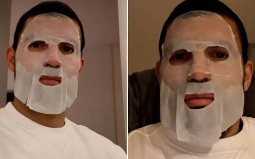 Fotos y sorpresa: El tratamiento facial que el Kun mostró en las redes