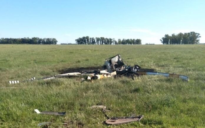 Un piloto platense murió al caer el helicóptero en el que volaba