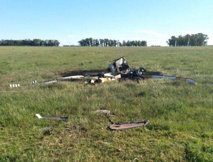 Murió un piloto platense al precipitarse a tierra un helicóptero en Ayacucho