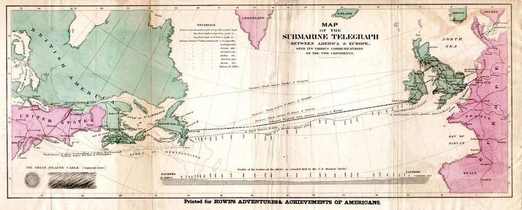 Los cables submarinos del siglo 19