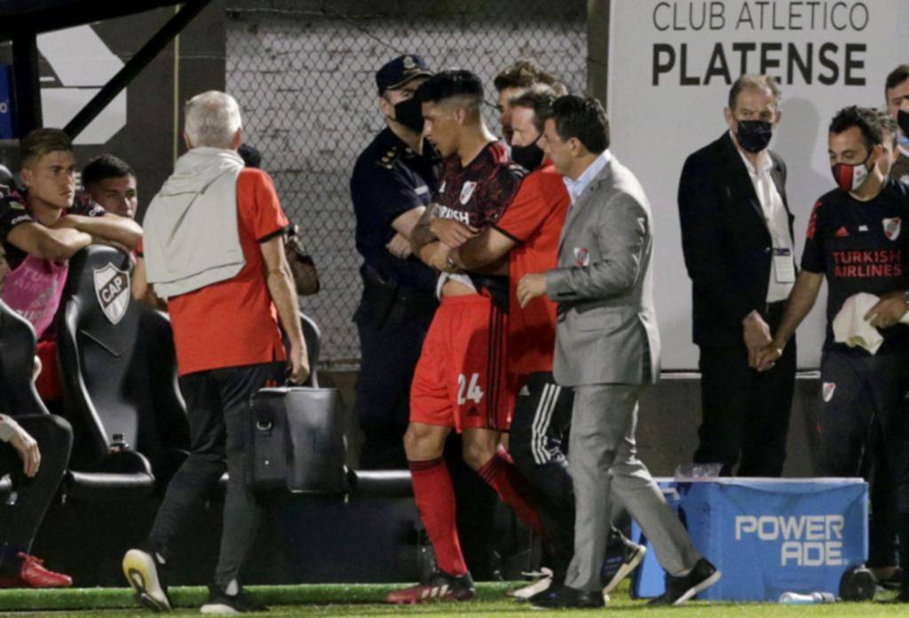 Enzo Pérez, lesionado, será baja por tres meses