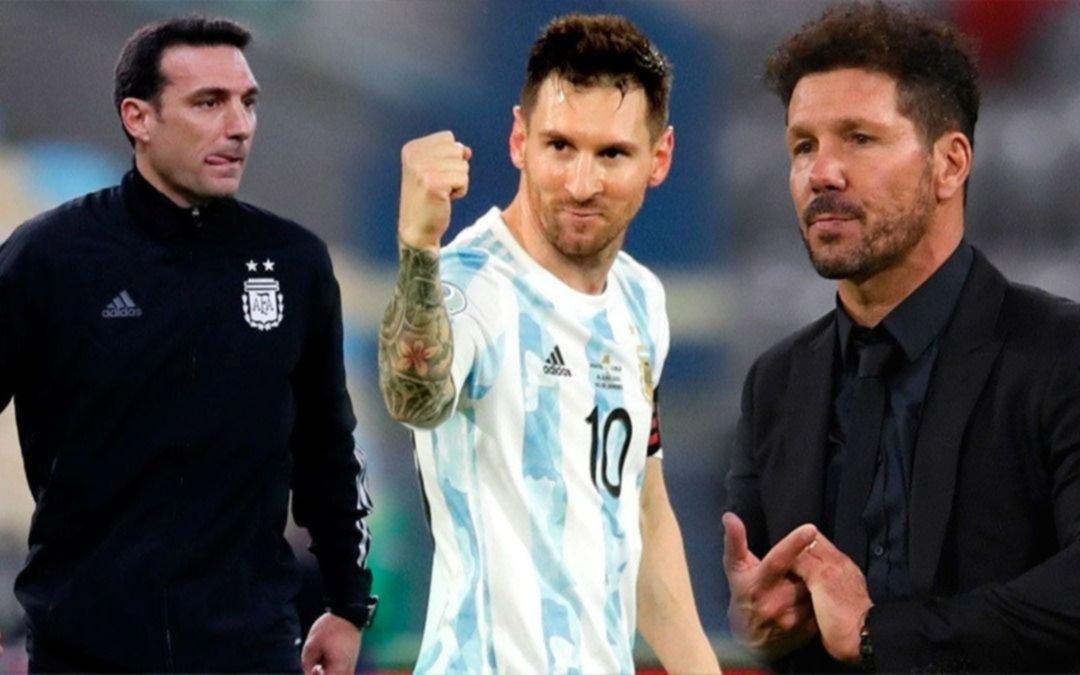 La "Scaloneta", nominado para ser elegido como el mejor DT del año por la FIFA