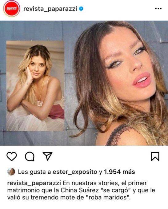 El polémico “me gusta” de una actriz sobre la China Suárez