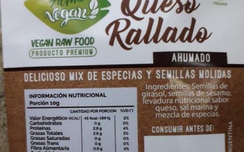 Los tres alimentos veganos que prohibió la Anmat