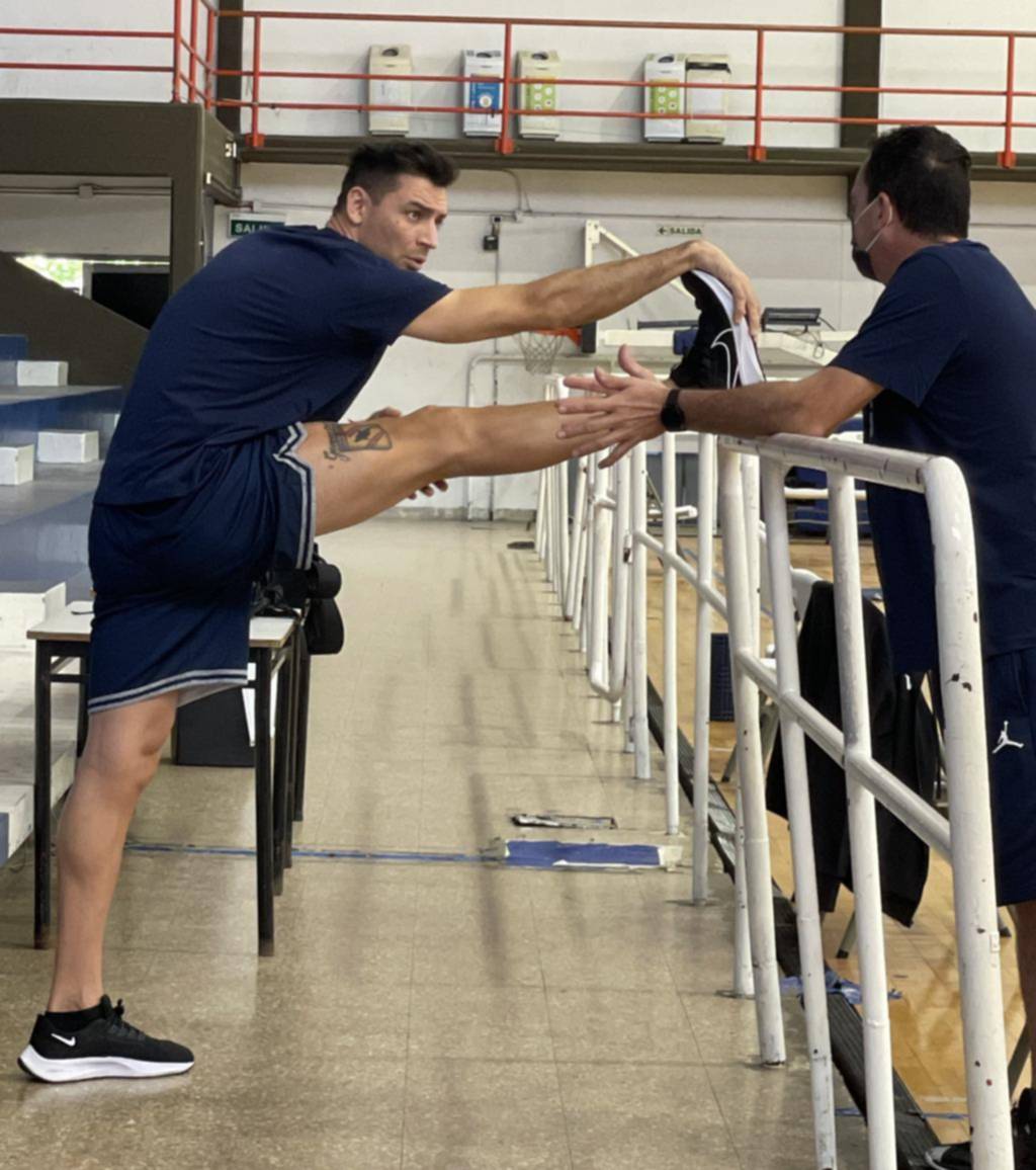Delfino se sumó con toda la ilusión al seleccionado de básquet